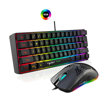 V700 RGB Mechanical Gaming Keyboard &amp; Mouse Combo – Precision and Power for Gamers