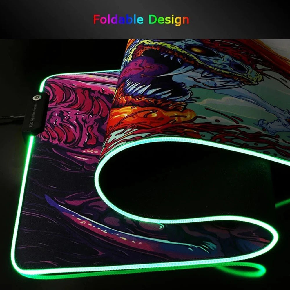 RGB Anime Gaming Mouse pads