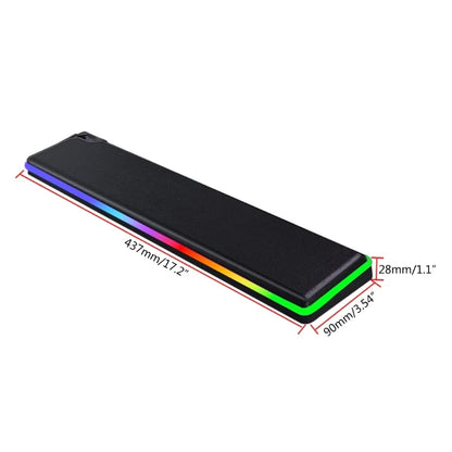 RGB Keyboard Wrist Rest Support Ergonomic Wrist Cushion