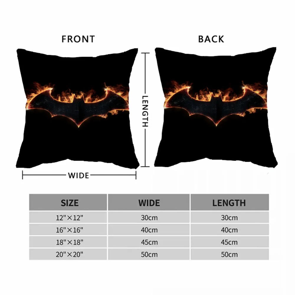 Batman Pillowcase - Twin Size Cushion Cover