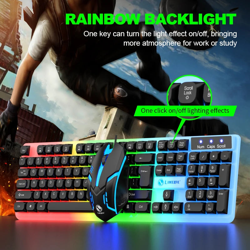 GTX350 RGB Gaming Keyboard and Mouse Bundle