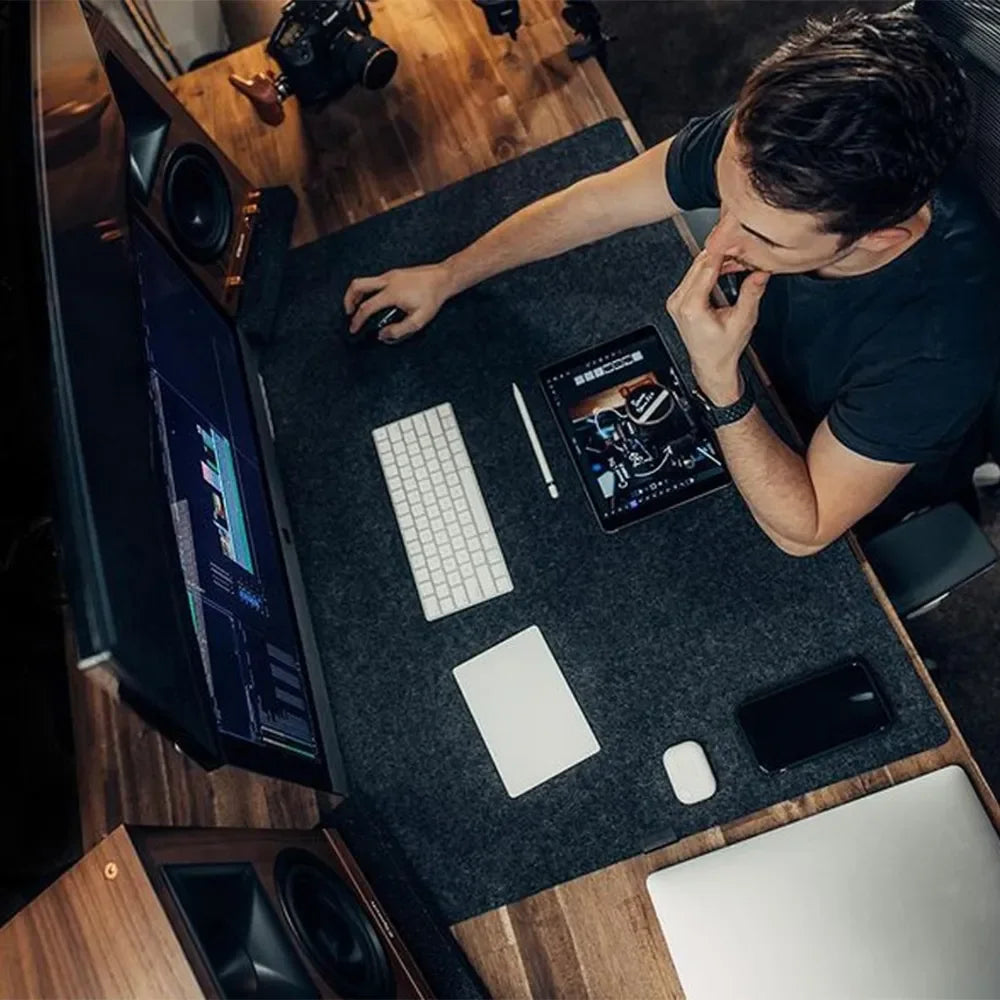 Wool Felt Keyboard &amp; Mouse Mat