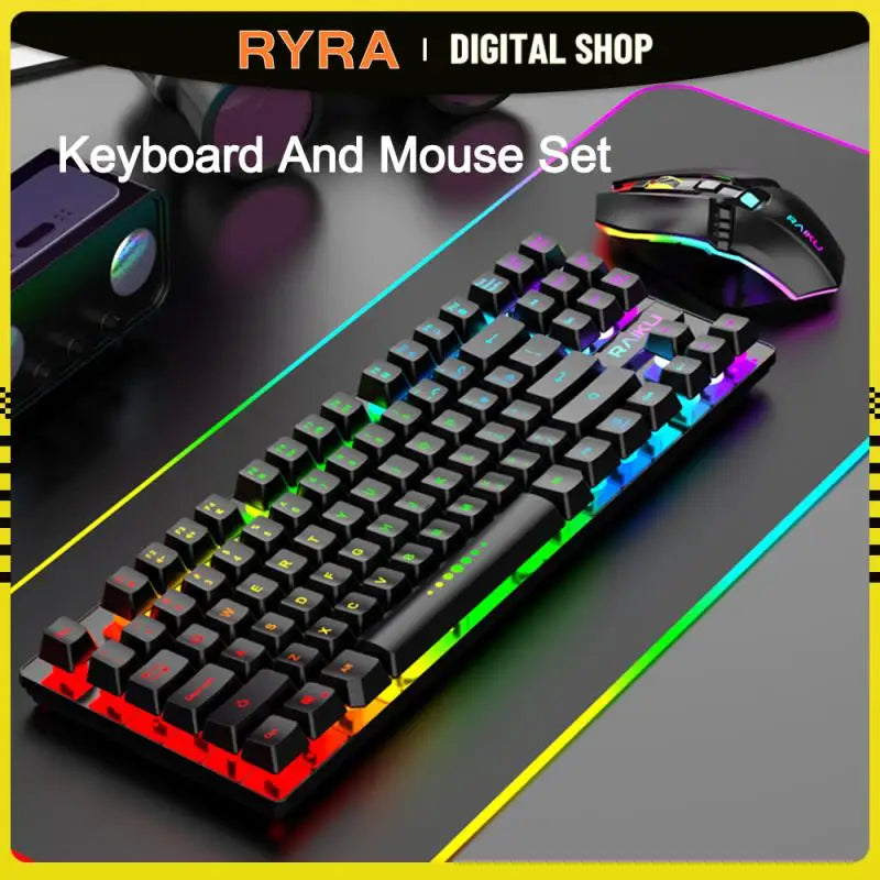 RYRA 2.4G Wireless - RGB Gaming Keyboard and Mouse Set