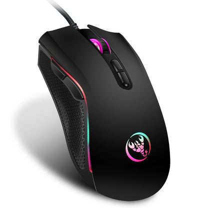 Wired White /  Black / Pink / Red - Gaming Keyboard and Mouse Set