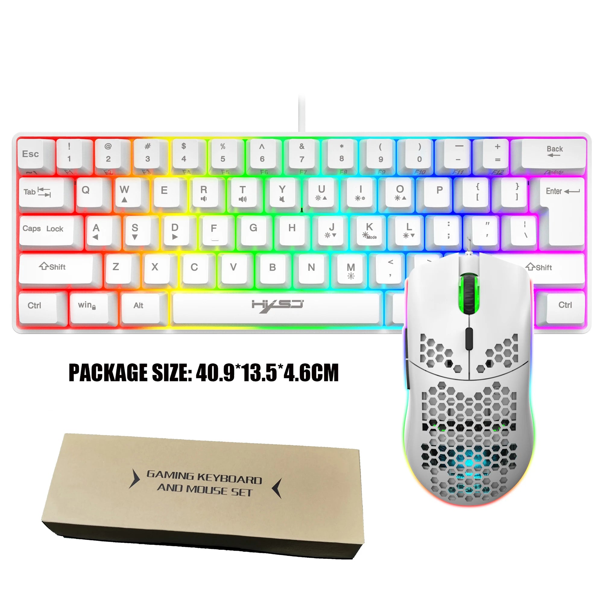 V700 RGB Mechanical Gaming Keyboard &amp; Mouse Combo – Precision and Power for Gamers