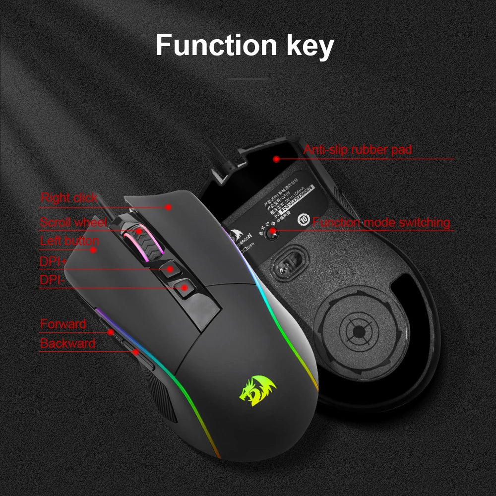 Lonewolf RGB Gaming Mouse