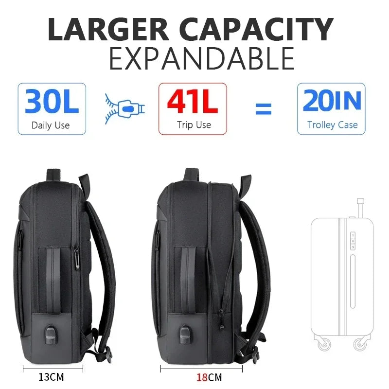 Laptop Backpack 16 17 Inch (Charging)