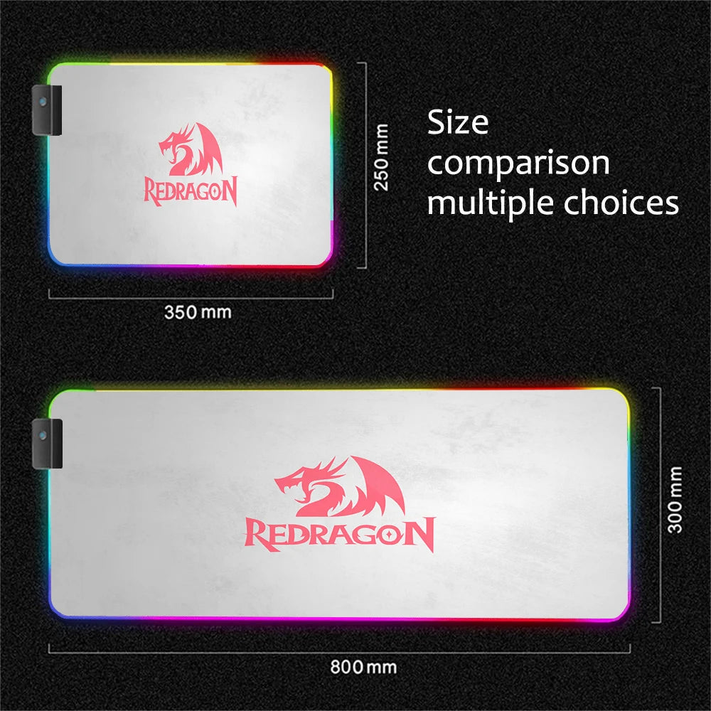 Redragon RGB Gaming Mouse Pads