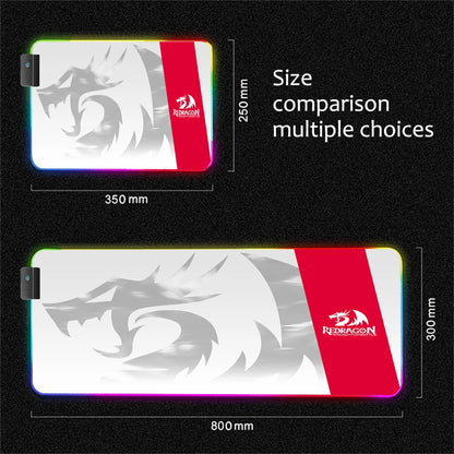 Redragon RGB Gaming Mouse Pads