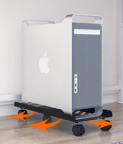 Adjustable PC Tower Stand with Wheels