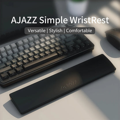 81 Keys Gaming Keyboard Wrist Rest Pad Ergonometric Soft Memory Foam Hand Support Anti-Slip Stable Base for Work Studying Gaming