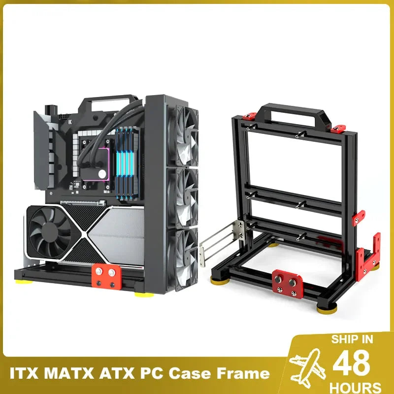 ITX MATX ATX Desktop PC Case (Open)