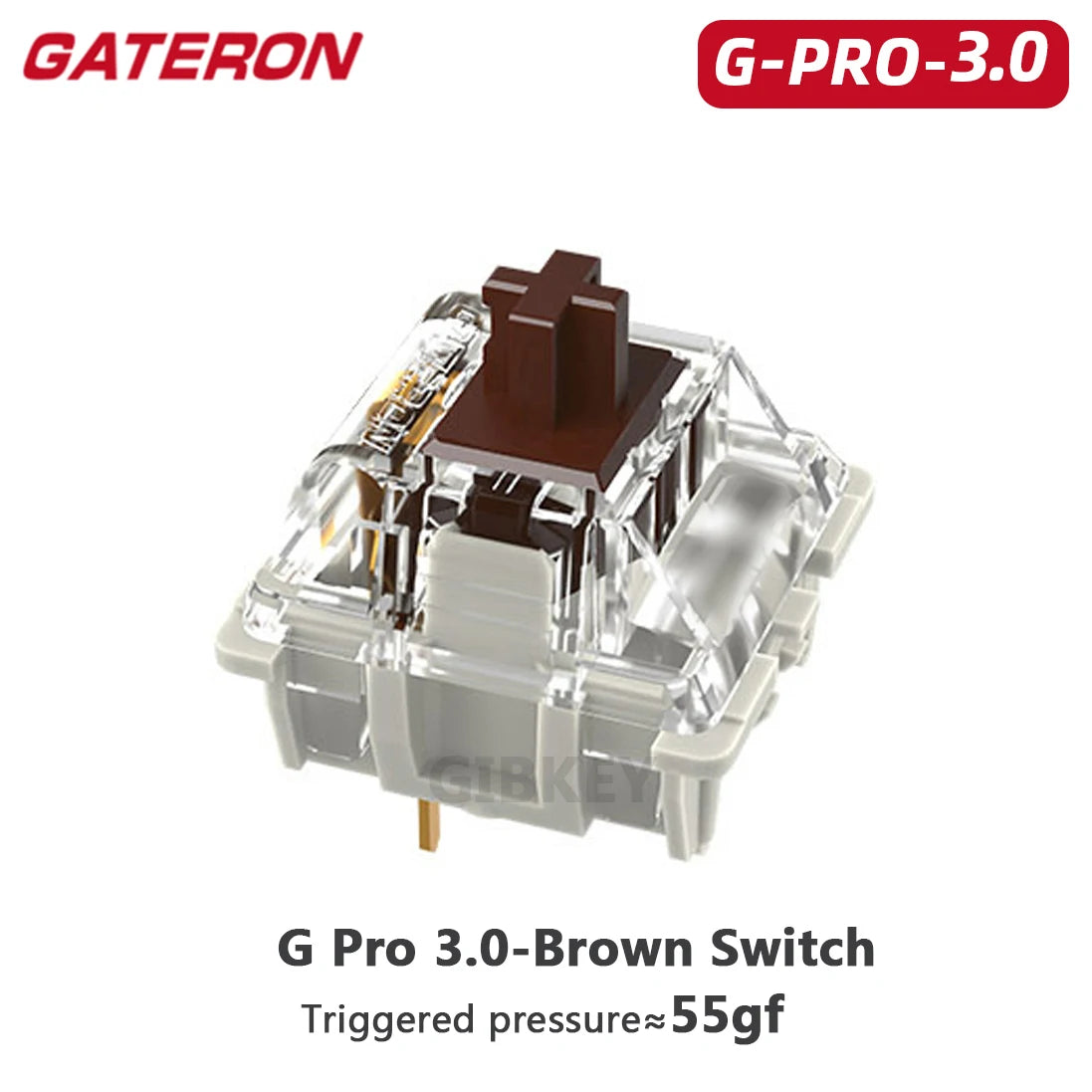 Gateron White Yellow Silver Pro 2.0 V2 Switch 3pin RGB linear Tactile Red Brown Switchs for Hot-swappable Mechanical keyboard