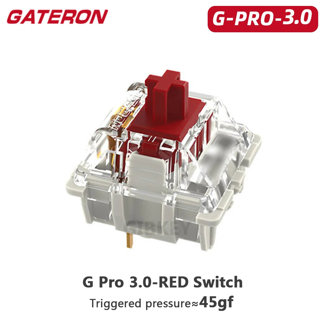 Gateron White Yellow Silver Pro 2.0 V2 Switch 3pin RGB linear Tactile Red Brown Switchs for Hot-swappable Mechanical keyboard