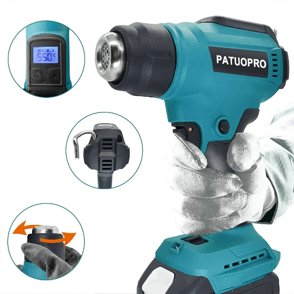 Heat Gun with LED Display – 30-550℃