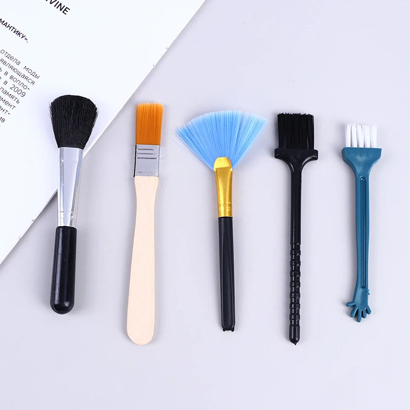 PC Laptop Keyboard Cleaning Tools Brush Kit 10 Pcs Small Tools Car Phone Dust Brushes Dust Cleaner Accessories Shaver Household