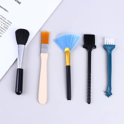 PC Laptop Keyboard Cleaning Tools Brush Kit 10 Pcs Small Tools Car Phone Dust Brushes Dust Cleaner Accessories Shaver Household