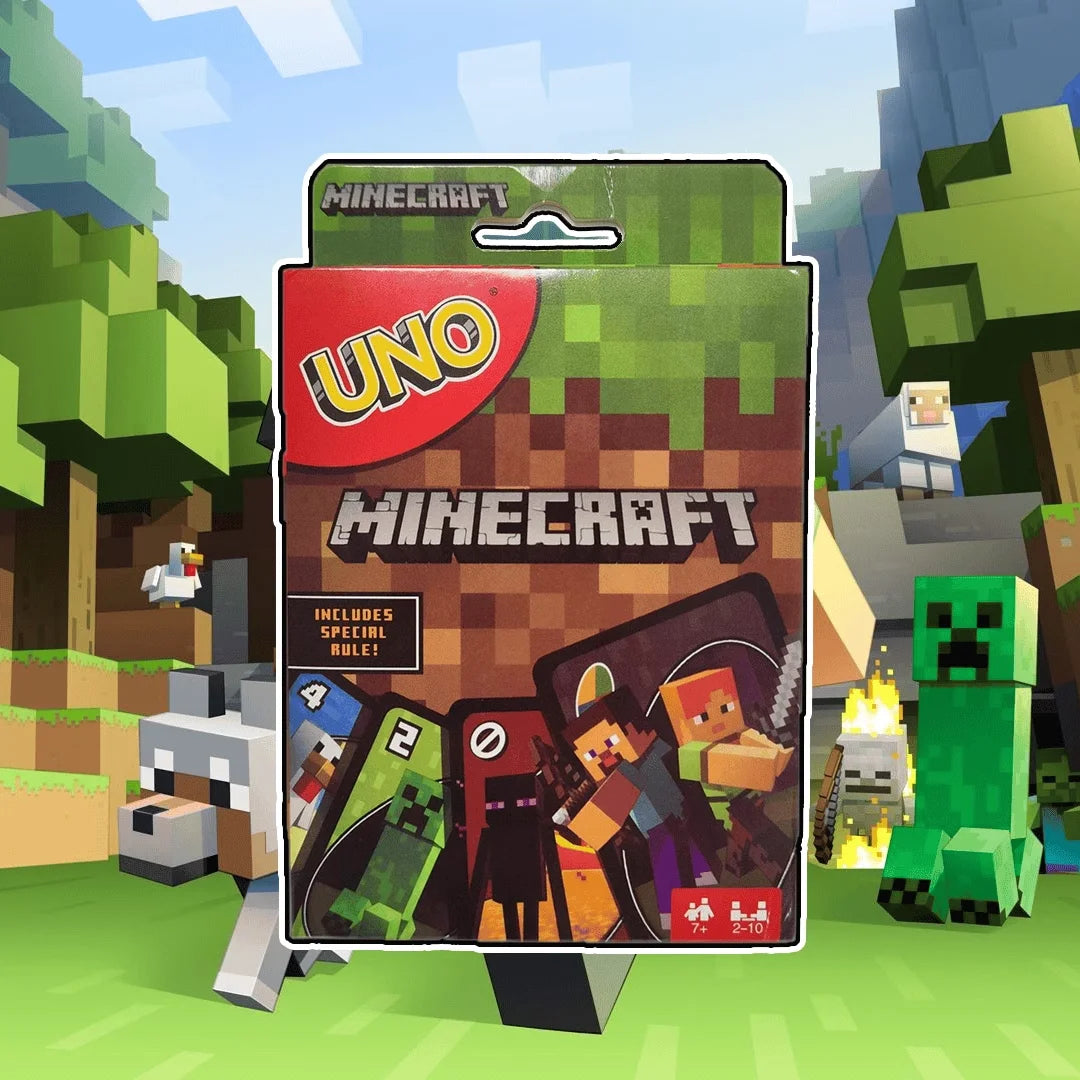 Minecraft UNO Card Game – Multiplayer Fun!