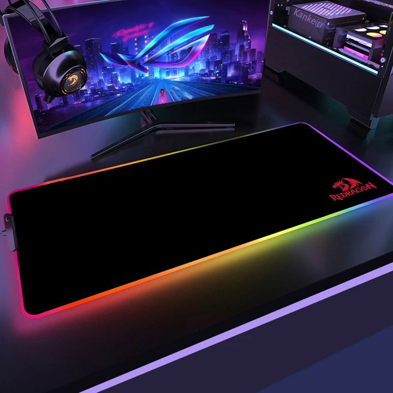 Redragon RGB Gaming Mouse Pads