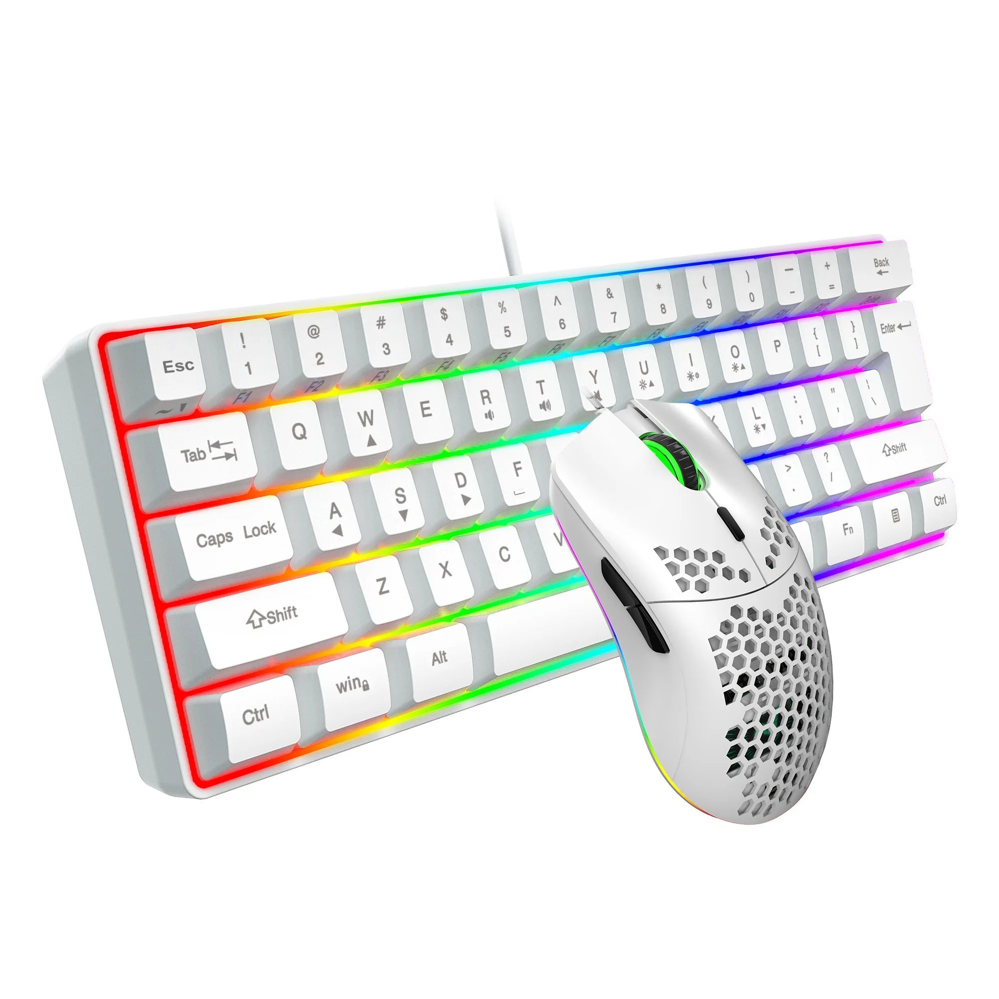 V700 RGB Mechanical Gaming Keyboard &amp; Mouse Combo – Precision and Power for Gamers