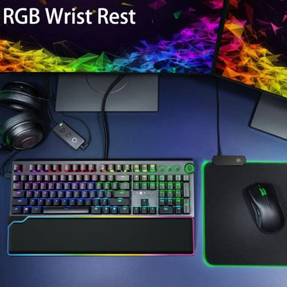 RGB Keyboard Wrist Rest Support Ergonomic Wrist Cushion