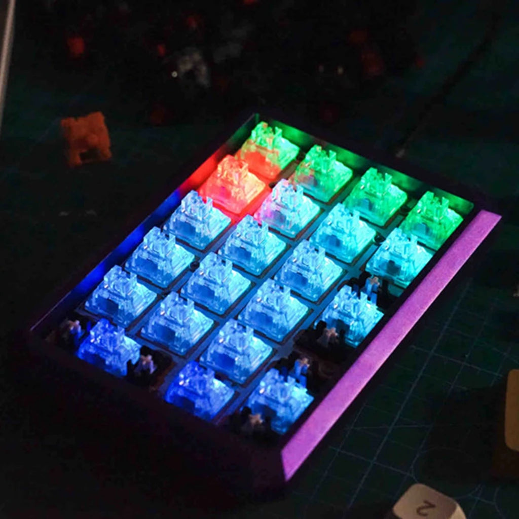 TTC Frozen Switch V2 Mechanical Keyboard Silent Switches 3 Pins  Linear 39gf RGB Transparent Custom Gaming Keyboard for Gamer