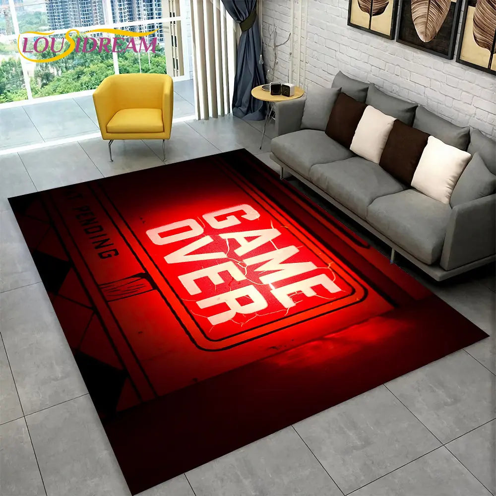 Cartoon Gaming Carpet - Perfect for Kids’ Rooms and Play Areas