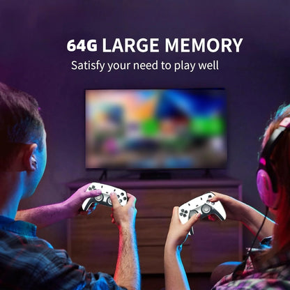 2025 Upgrades Retro Game Console Stick, Nostalgia Gaming Stick, Upgraded Dual 2.4G Wireless Controllers, Plug &amp; Play TV Video Ga