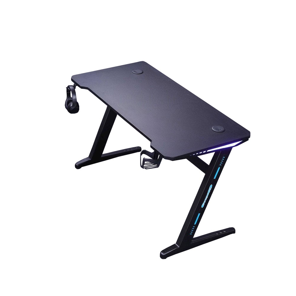 140cm RGB Gaming Desk - Black