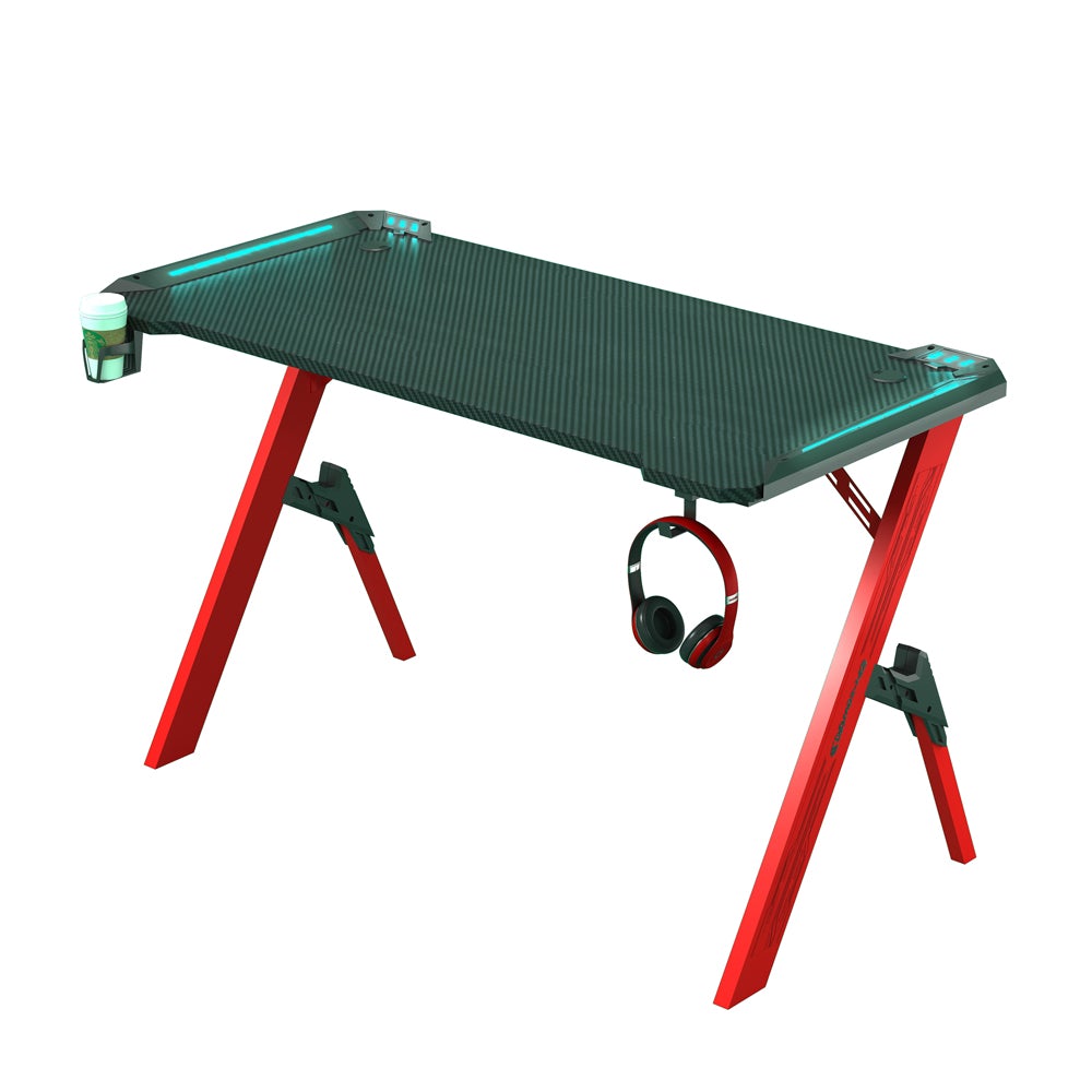 140cm RGB Gaming Desk - Black