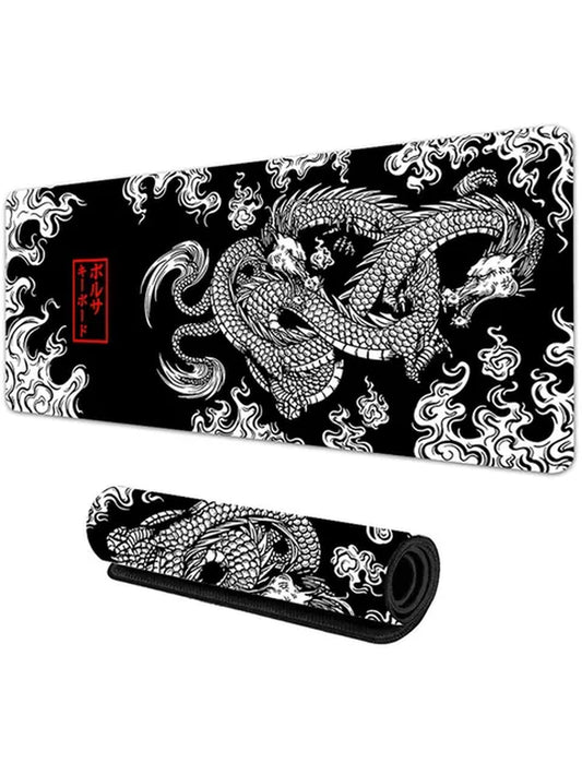 Japanese Dragon Large Gaming Mousepad XXL Keyboard Gamer Mouse Pad on the Table Speed Desk Mat Anime 900X400 700X300 Mouse Mats