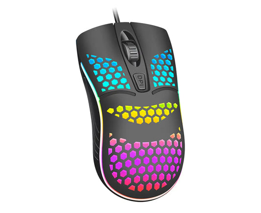 Lightweight Colourful Breathing Light Home Office Computer Wired Gaming Mouse