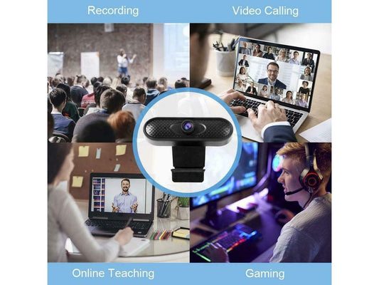 DT 1080P Full HD Webcam with Built-in Microphone for PC/Mac Book/Laptop-0