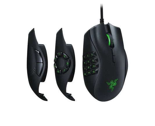 Naga Trinity Chroma MMO Gaming Mouse , up to 19 Programmable Buttons - Interchangeable Side Plates